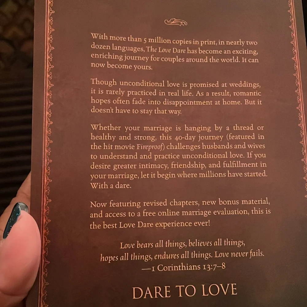 ❤️ The Love Dare Book~New REVISED Edition Provides an exciting journey 4 Couples